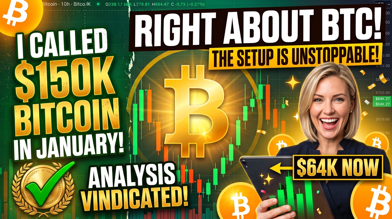 I Called for $150K Bitcoin in January. It Is $64K. I Still Stand by the Call.