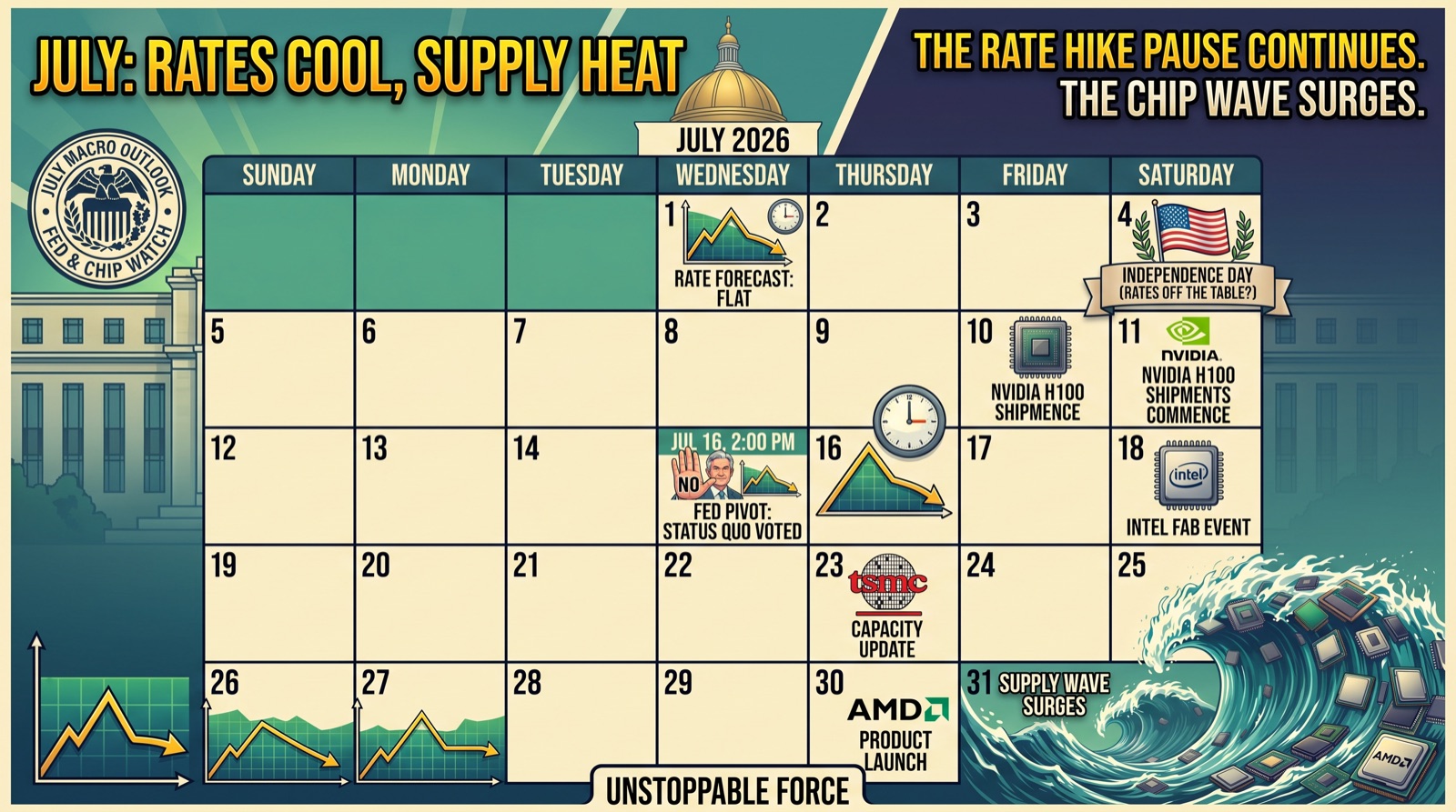 The Hike Is Off the Table. The Chip Supply Wave Isn't.